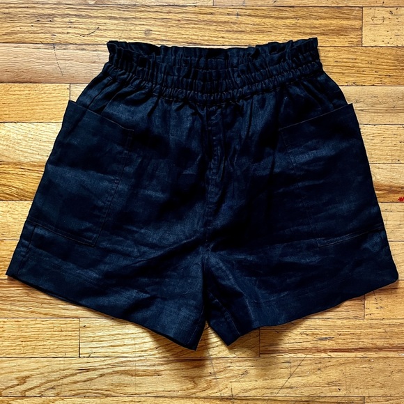 Rails Black Linen Shorts with Pockets XS - Picture 6 of 8